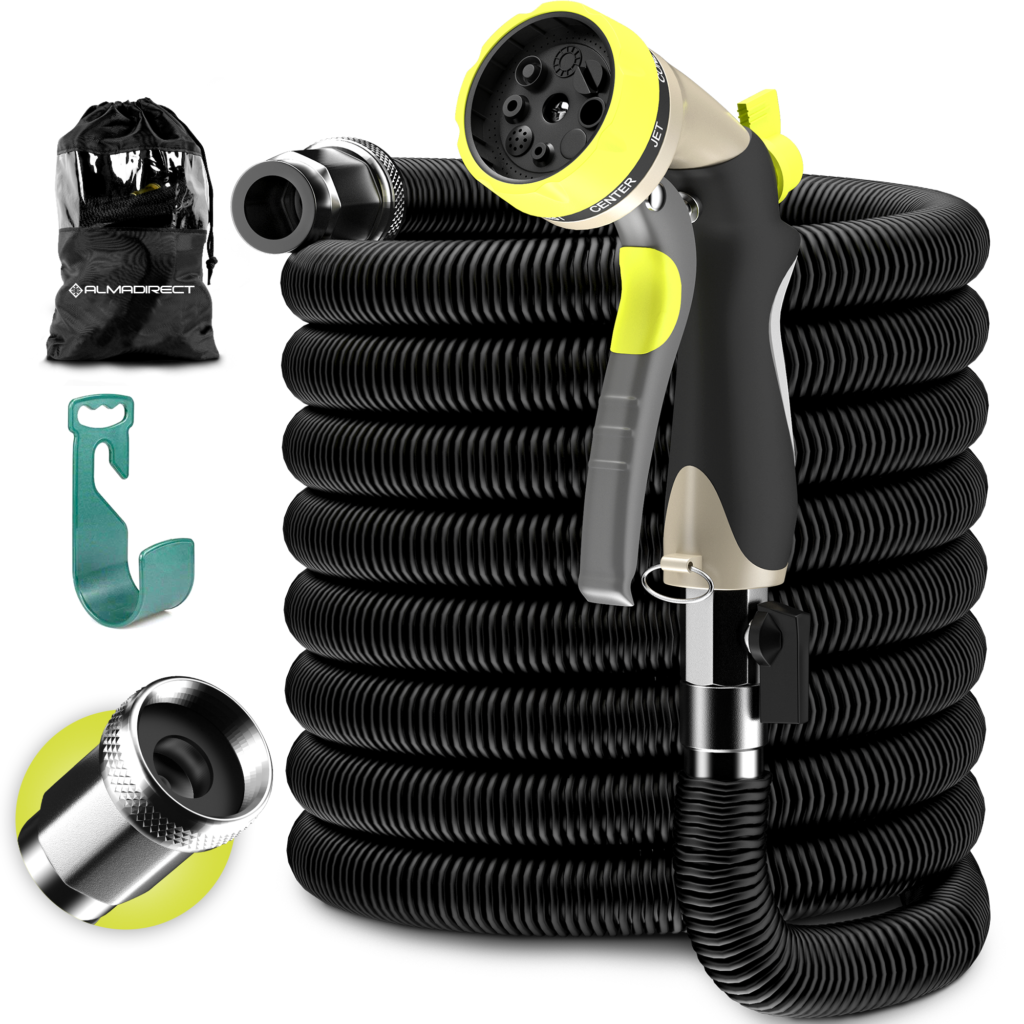 Expandable Garden Hose Water Hose With Solid Brass Fittings